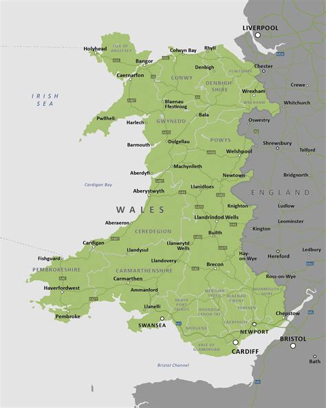Complete list of the municipalities in Wales .